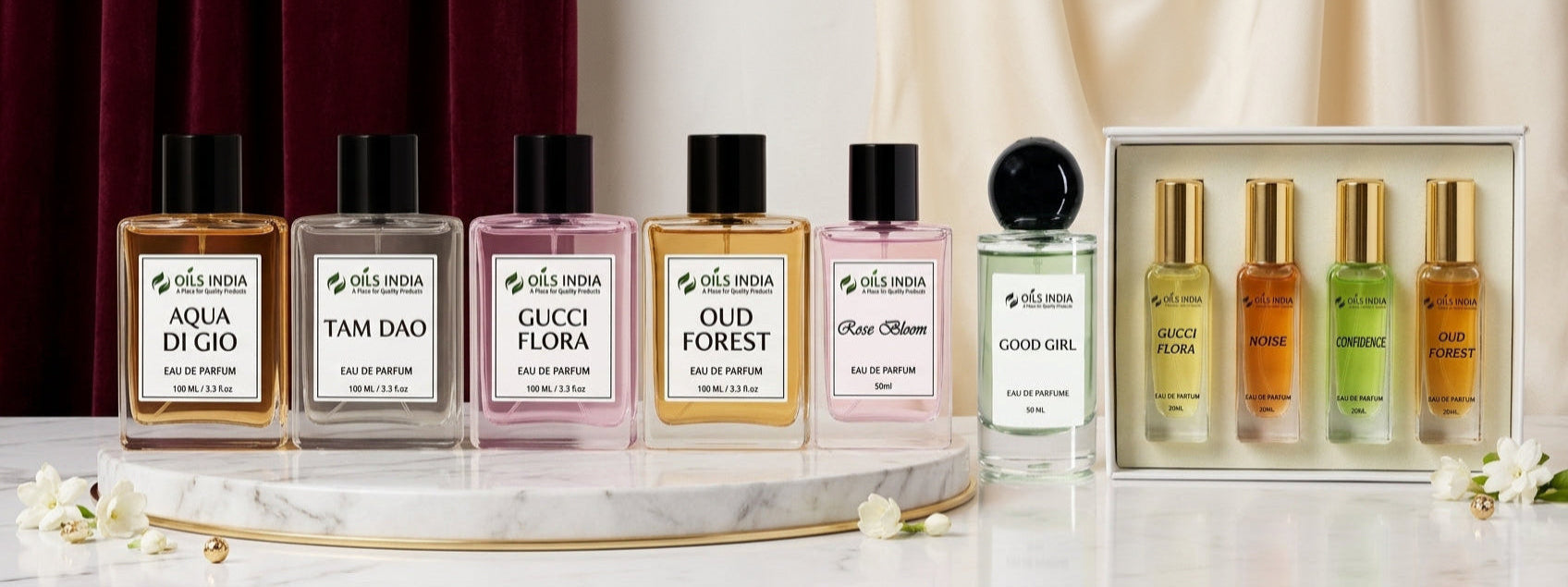 Perfumes Collection by Oils India.